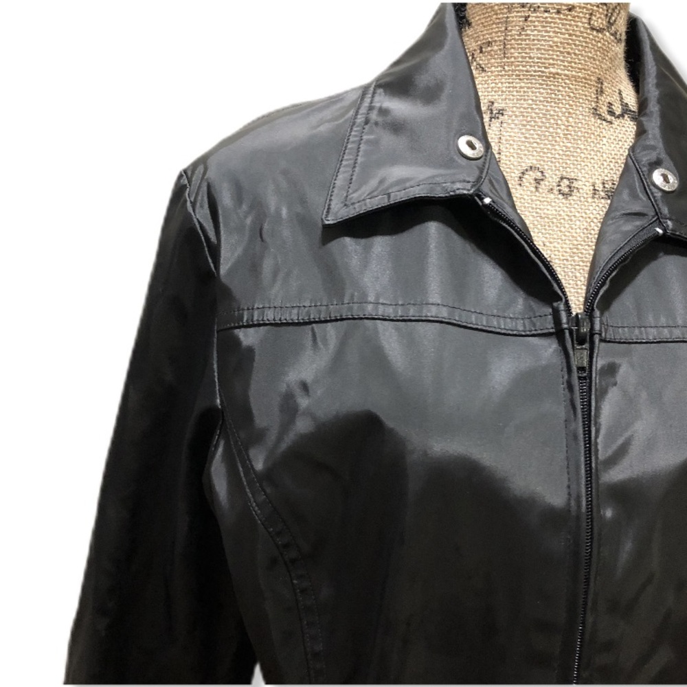 {Rave} Black Raincoat - Picture 2 of 7